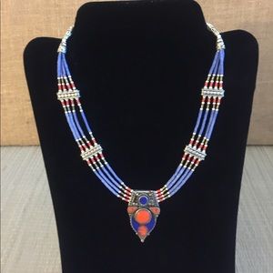 Lapis Beads Necklace